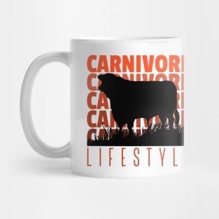 Carnivore Lifestyle Beef Cattle Mug